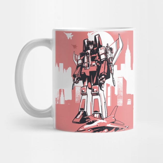 Starscream Transformers art print by 2ToastDesign